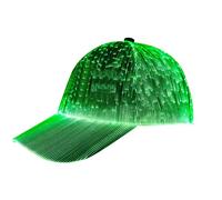 lumisonata Chapeau lumineux LED noir, Noir , Taille unique