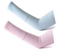 LumiSyne 2 Paires Manchettes De Bras Homme Femme Manches Bras Anti-UV Protection UPF 50+ Manchons De Compression Extensible Manches De Bras De Refroidissement Pour Cyclisme Randonnée Tatouage Couvrant