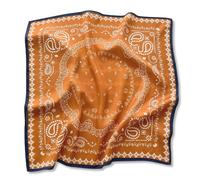 LumiSyne Bandanas Foulard Pour Homme Femme Coton Lin Sensation Motif Paisley Vintage Chaud Respirant Foulard Carré Multifonctionnels Mouchoir Fichu Bandeau Bandana Cheveux Masque Châle 68 x 68 Cm