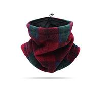 LumiSyne Cache-Cou Hiver Pour Homme Femme Épais Doublure Polaire Tour De Cou Avec Cordon De Serrage Réglable Thermique Écharpe Tube Masque Cagoule Neck Warmer Pour Moto Cyclisme Ski Randonnée Course