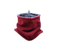 LumiSyne Cache-Cou Tubulaire Hiver Homme Femme Épais Polaire Double Couche Coupe-Vent Tour De Cou Avec Cordon De Serrage Réglable Thermique Écharpe Masque Cagoule Neck Warmer Temps Froid Cyclisme Ski