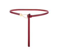 LumiSyne Ceinture En Cuir Pour Femmes Ceinture Fine Ajustable Ceinture Fine Ceinture Cuir Mode Sans Boucle Cuir De Vachette Alliage Boucle Ajustable Ceinture Ceinture Décorative Robe Manteau Chemise