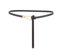 LumiSyne Ceinture En Cuir Pour Femmes Ceinture Fine Ajustable Ceinture Fine Ceinture Cuir Mode Sans Boucle Cuir De Vachette Alliage Boucle Ajustable Ceinture Ceinture Décorative Robe Manteau Chemise