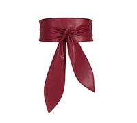 LumiSyne Ceinture Obi Pour Femme Vintage Ceinture Cinch Large Cuir PU Doux Ceinture Enveloppante Ceinture Large Nouée Ceinture Corset Ceinture Pour Robe Quotidien Fête