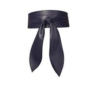 LumiSyne Ceinture Obi Pour Femme Vintage Large en Cuir PU Doux - Enveloppante, Nouée, Corset Pour Robe Quotidien et Fête