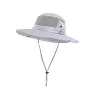 LumiSyne Chapeau De Soleil à Large Bord, UPF 50+, Maille Respirante Chapeau De Pêche, Ajustable, Extérieur Chapeau Boonie avec Jugulaire, Pliable Bob, Chapeau Été, Voyage Randonnée Camping Jardinage