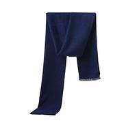LumiSyne Chaude Écharpe En Laine Pour Hommes Hiver Style Décontracté d'Affaires Foulards De Couleur Unie Classique Écharpe Douce Cachemire Longue Écharpe Avec Gland
