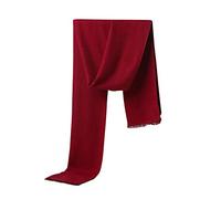 LumiSyne Chaude Écharpe En Laine Pour Hommes Hiver Style Décontracté d'Affaires Foulards De Couleur Unie Classique Écharpe Douce Cachemire Longue Écharpe Avec Gland