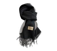 LumiSyne Écharpe En Cachemire Réversibles Pour Femmes Hommes Couleur Unie Pashmina Châles Et Écharpes Double Face Bicolore Tissage Uni Echarpe Avec Gland Longue Grand Écharpe Légère Chaude Etoles