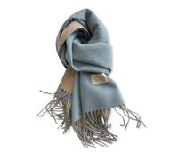 LumiSyne Écharpe En Cachemire Réversibles Pour Femmes Hommes Couleur Unie Pashmina Châles Et Écharpes Double Face Bicolore Tissage Uni Echarpe Avec Gland Longue Grand Écharpe Légère Chaude Etoles