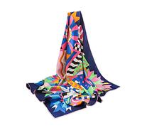 LumiSyne Écharpes en Soie pour Femme - Carré Imprimé Artistique Rétro Cheval - Légers et Multifonctionnels - Cadeaux Accessoires