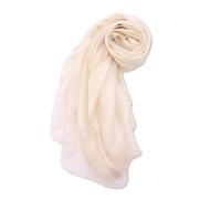 LumiSyne Femme Foulard En Soie Écharpe En Mousseline Couleur Unie Tulle Patchwork Avec Bordure Dorée Scintillante Echarpe Longue Léger Étole Élégant Châles Et Écharpes Pour Robe De Soirée Mariage Fête