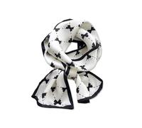 LumiSyne Femme Foulard En Soie Étroit Écharpe Maigre Longue Motif Géométrique Style Rétro Classique Écharpe Légère Décoratif Fichu Cheveux Bandeau Au Poignet Cravate Ceinture Poignée Ruban Bandanas