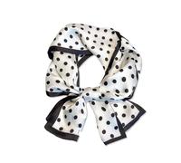 LumiSyne Femme Foulard En Soie Étroit Écharpe Maigre Longue Motif Géométrique Style Rétro Classique Écharpe Légère Décoratif Fichu Cheveux Bandeau Au Poignet Cravate Ceinture Poignée Ruban Bandanas