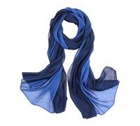 LumiSyne Femme Foulard En Soie Mélangée Dégradé De Couleurs Coton Lin Écharpe De Soie Mode Élégant Léger Doux Wraps Étole Châle De Plage Toute La Saison