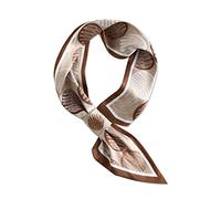 LumiSyne Femme Foulards En Soie Étroit Facile à Passer Imprimé Fleur Feuille Style Pastoral Frais Maigre Longue Écharpe Satin Petits Écharpe Fichu Décoratif Cravate Cheveux Bandeau Au Poignet Ruban