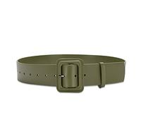 LumiSyne Femme Large Ceinture En Cuir Couleur Unie Classique Grande Boucle Carrée Ceinture Taille Dame Vintage Ceinture Cinch Ceinture Large Taille Haute Pour Robe Chemise Combinaison Manteau
