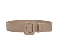 LumiSyne Femme Large Ceinture En Cuir Couleur Unie Classique Grande Boucle Carrée Ceinture Taille Dame Vintage Ceinture Cinch Ceinture Large Taille Haute Pour Robe Chemise Combinaison Manteau