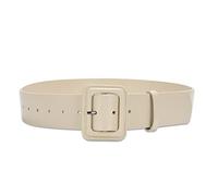 LumiSyne Femme Large Ceinture En Cuir Couleur Unie Classique Grande Boucle Carrée Ceinture Taille Dame Vintage Ceinture Cinch Ceinture Large Taille Haute Pour Robe Chemise Combinaison Manteau