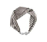 LumiSyne Femme Mode Foulards En Soie Collier Boucle Magnétique Pratique Avec Strass Bling Petit Étroit Foulard Décoratif Bijoux Pendentif Écharpe Fichu Bandeau Au Poignet Écharpe Bijoux