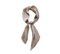 LumiSyne Foulard Carré Plissé Pour Femme Couleur Unie Soyeux Satin Foulards Légers Petits Écharpe Bandanas Bandeau Au Poignet Cadeaux Accessoires Cheveux Écharpe