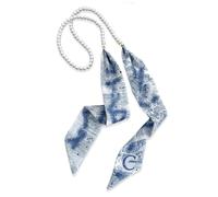 LumiSyne Foulard En Soie Collier Femme Filles Écharpe Maigre Longue Avec Collier De Perles Imprimé Fleurs Motif Lettre Rayures Style Élégant Simple Décoratif Cravate Foulard Cheveux Bandeau Au Poignet