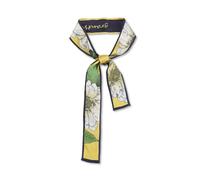 LumiSyne Foulard En Soie Étroit Femme Filles Écharpe Maigre Longue Imprimé Fleur Motif Peinture De Style Chinois Style Artistique Élégant Cravate Foulard Cheveux Bandeau Au Poignet Poignée Ruban