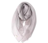 LumiSyne Foulard En Soie Organza à Double Épaisseur Femme Scintillants Écharpes Et Châles Pour Robe De Soirée Couleur Unie Avec Fil Dorée Tulle Léger Étole Magnifique Pour Mariage Mariée Fêtes