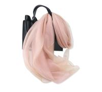LumiSyne Foulard En Soie Organza à Double Épaisseur Femme Scintillants Écharpes Et Châles Pour Robe De Soirée Couleur Unie Avec Fil Dorée Tulle Léger Étole Magnifique Pour Mariage Mariée Fêtes
