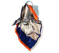 LumiSyne Foulards En Soie Écharpe Imprimé Animal Léopard Paon Cheval d'Automne Hiver Etoles Châle De Plage Toute La Saison Pour Mariage Ou Quotidien