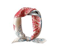 LumiSyne Foulards En Soie Pour Femme Écharpe Carré Imprimé Artistique Satin Foulards Légers Petits Écharpe Bandanas Bandeau Au Poignet Cadeaux Accessoires