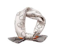 LumiSyne Foulards En Soie Pour Femme Foulard Carré Imprimé Animal Motif Léopard Légers Doux Petits Écharpe Fichu Bandanas Bandeau Au Poignet