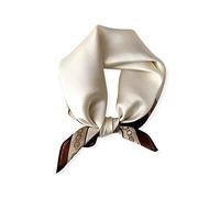 LumiSyne Foulards En Soie Pour Femme Foulard Carré Imprimé Chaîne Vintage Uni Légers Doux Petits Écharpe Bandanas Bandeau Au Poignet Fichu