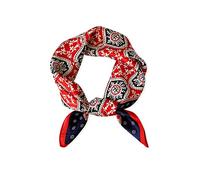LumiSyne Foulards En Soie Pour Femme Foulard Carré Imprimé Chaîne Vintage Uni Légers Doux Petits Écharpe Bandanas Bandeau Au Poignet Fichu
