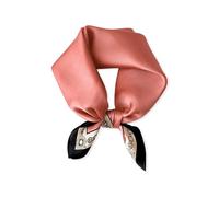 LumiSyne Foulards En Soie Pour Femme Foulard Carré Imprimé Chaîne Vintage Uni Légers Doux Petits Écharpe Bandanas Bandeau Au Poignet Fichu