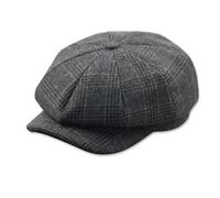 LumiSyne Gavroche Casquette Casquette Béret Plate Homme Femme 8 Panneaux Baker Boy Hat Herringbone Tweed Mélange De Laine Réglable Gatsby Chapeau Newsboy Cap Casquette Souples pour Automne Hiver