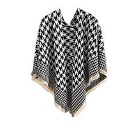 LumiSyne Hiver Chaud Châle En Cachemire Pour Femmes Pied De Poule Carreaux Classique Écharpe Pashmina Avec Gland Grande Foulard Carré Doux Épaissie Châle Etoles Cape