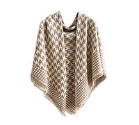 LumiSyne Hiver Chaud Châle En Cachemire Pour Femmes Pied De Poule Carreaux Classique Écharpe Pashmina Avec Gland Grande Foulard Carré Doux Épaissie Châle Etoles Cape