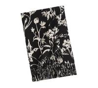 LumiSyne Hiver Écharpe Châle En Cachemire Pour Femmes Motif De Fleur à l'Encre Écharpe Pashmina Avec Gland Écharpe Longue Douce Chaud Châle Etoles