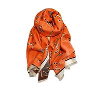 LumiSyne Hiver Écharpe Châle En Cachemire Pour Femmes Motif Lettre Et Rétro Cheval Chaud Écharpe Pashmina Avec Gland Douce Longue Châle Etoles