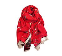 LumiSyne Hiver Écharpe Châle En Cachemire Pour Femmes Motif Lettre Et Rétro Cheval Chaud Écharpe Pashmina Avec Gland Douce Longue Châle Etoles