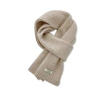 LumiSyne Hiver Écharpe En Laine Tricotée Pour Femmes Hommes Couleur Unie Classique Tricot Côtelé Longue Echarpe Pashmina Doux Chaud Écharpe à Col Cache-Cou 150×20cm