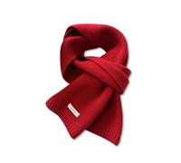 LumiSyne Hiver Écharpe Tricoté Pour Femmes Hommes Écharpe En Laine Australienne Couleur Unie Simple Tricot Côtelé Longue Echarpe Pashmina Doux Chaud Écharpe à Col Cache-Cou 160×20cm