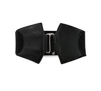 LumiSyne Large Ceinture Élastique Pour Femme Ceinture En Cuir Ceinture Extensible Dames Boucle De Crochet En Alliage Bande Élastique Vintage Ceinturon Pour Robe Manteau Chemise