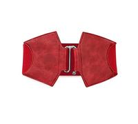 LumiSyne Large Ceinture Élastique Pour Femme Ceinture En Cuir Ceinture Extensible Dames Boucle De Crochet En Alliage Bande Élastique Vintage Ceinturon Pour Robe Manteau Chemise