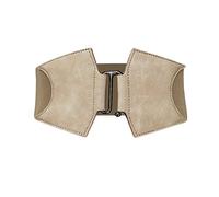 LumiSyne Large Ceinture Élastique Pour Femme Ceinture En Cuir Ceinture Extensible Dames Boucle De Crochet En Alliage Bande Élastique Vintage Ceinturon Pour Robe Manteau Chemise