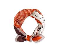 LumiSyne Mode Foulards En Soie Femme Motif De La Lune Écharpe Carrée Soie Satin Douce Et Chaude Style De Loisirs d'Affaires Décoration De Vêtements Bandanas Mouchoir Printemps Automne