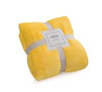 LumiSyne Plaid Couverture en Nid d'abeille Gaufre Couleur Unie Flanelle De Luxe 4 Tailles Disponibles Doux Chaud Couverture Douillette Jetés De Lit Jeté De Canapé Couvre-Lit Décorative 2000×230cm