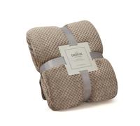 LumiSyne Plaid Couverture en Nid d'abeille Gaufre Couleur Unie Flanelle De Luxe 4 Tailles Disponibles Doux Chaud Couverture Douillette Jetés De Lit Jeté De Canapé Couvre-Lit Décorative 2000×230cm