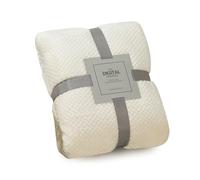 LumiSyne Plaid Couverture en Nid d'abeille Gaufre Couleur Unie Flanelle De Luxe 4 Tailles Disponibles Doux Chaud Couverture Douillette Jetés De Lit Jeté De Canapé Couvre-Lit Décorative 2000×230cm